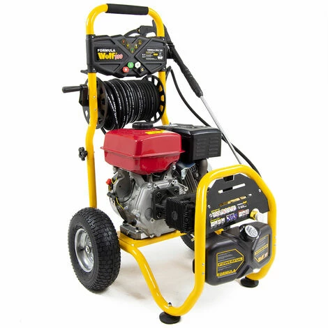 Formula Wolf 500 Petrol Pressure Washer, Curved Lance, Turbo Nozzle, Patio Cleaner & Oil 1 Formula Wolf 500 Petrol Pressure Washer, Curved Lance, Turbo Nozzle, Patio Cleaner & Oil