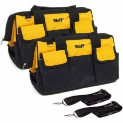 Wolf 470mm Heavy Duty Tool & Travel Bag - Pack Of 2