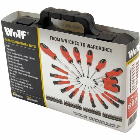 Wolf 116pc Screwdriver And Bit Set 4 Wolf 116pc Screwdriver And Bit Set - Image 4